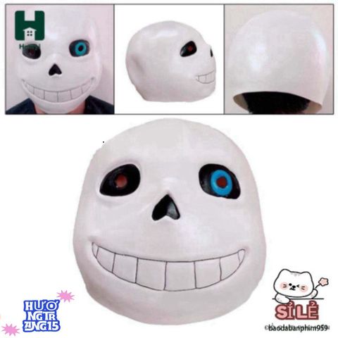 Mặt Nạ Toàn Đầu Undertale Sans Cho Halloween - Phụ Kiện Hóa Trang Nam Nữ, Lý Tưởng Cho Tiệc & Lễ Hội Mardi Gras