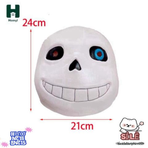 Mặt Nạ Toàn Đầu Undertale Sans Cho Halloween - Phụ Kiện Hóa Trang Nam Nữ, Lý Tưởng Cho Tiệc & Lễ Hội Mardi Gras
