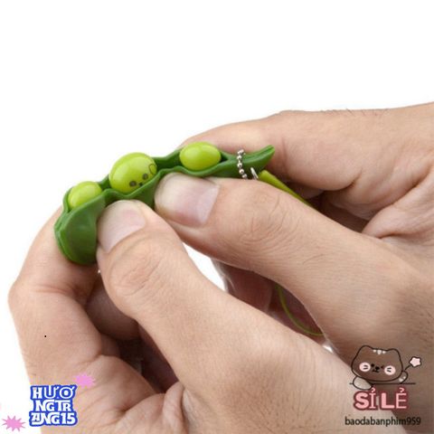 Móc Khóa Đậu Hà Lan Ngộ Nghĩnh - Phụ Kiện Dễ Thương Cho Túi Xách, Đồ Chơi Giải Trí Vui Nhộn Từ ILOVEDIY