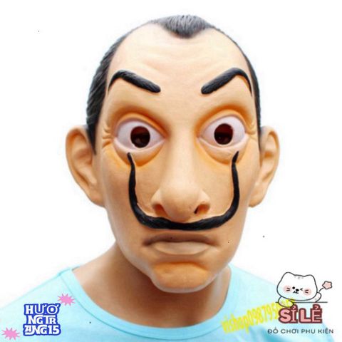 Mặt Nạ La Casa De Papel Dali - Tạo Dáng Độc Đáo Cho Halloween, Tiệc Hóa Trang, Chất Liệu Latex An Toàn