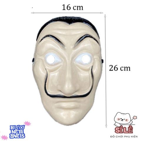 Mặt Nạ Dali Halloween - Phụ Kiện Thời Trang La Casa de Papel Cho Dịp Hóa Trang, Tiệc Cosplay, Quà Tặng Độc Đáo