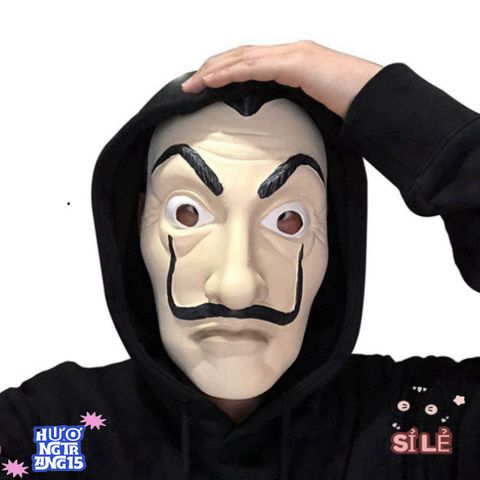 Mặt Nạ Dali Halloween - Phụ Kiện Thời Trang La Casa de Papel Cho Dịp Hóa Trang, Tiệc Cosplay, Quà Tặng Độc Đáo