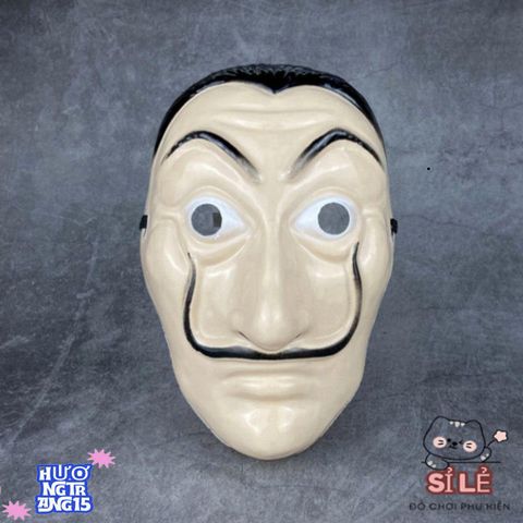 Mặt Nạ Dali Halloween - Phụ Kiện Thời Trang La Casa de Papel Cho Dịp Hóa Trang, Tiệc Cosplay, Quà Tặng Độc Đáo