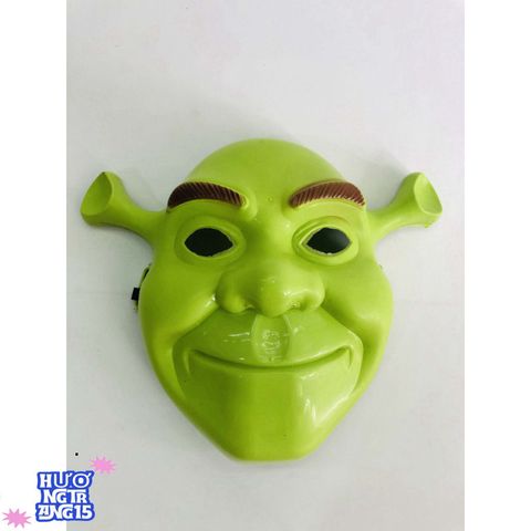 Mặt Nạ Cosplay Shrek Chất Liệu Nhựa - Phụ Kiện Halloween Biến Hình Nhân Vật Hoạt Hình Yêu Thích