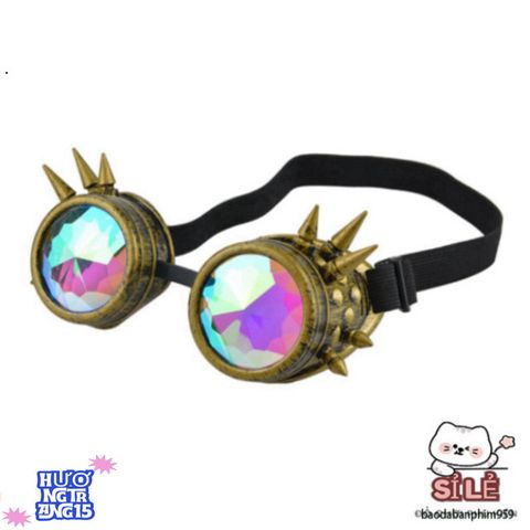 Kính Vạn Hoa Nam - Kính Râm Thời Trang Độc Đáo Có Thấu Kính Gương Cầu Vồng Cho Các Buổi Tiệc và Hoạt Động Ngoài Trời