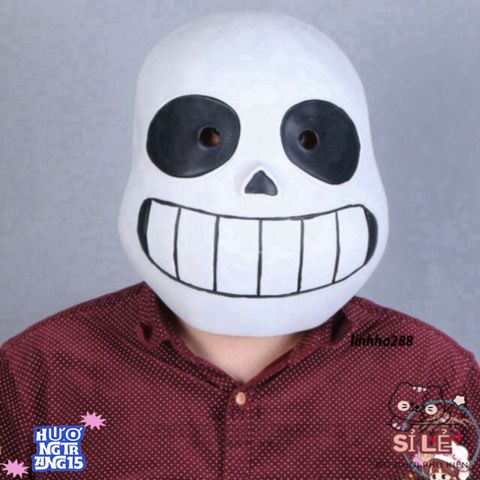 Mặt Nạ Cosplay Papyrus - Phụ Kiện Halloween Đầy Ấn Tượng Từ Game Legend Of The Sans, Chất Liệu Cao Su Tốt Nhất