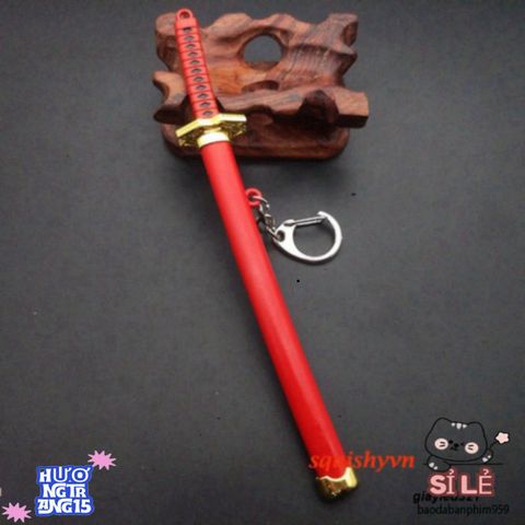 Móc Khóa Kiếm Katana Zoro Law One Piece 16cm - Phụ Kiện Thời Trang Anime Không Gỉ, Quà Tặng Độc Đáo cho Fan Hâm Mộ
