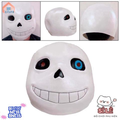 Mặt Nạ Cosplay Undertale Sans - Phụ Kiện Hóa Trang Độc Đáo Cho Tiệc Tùng, Lễ Hội Và Sự Kiện Nghệ Thuật