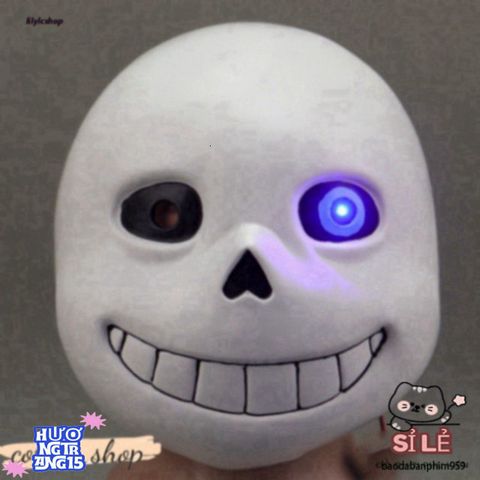 Mặt Nạ Mắt Xanh Undertale Sans - Phụ Kiện Hóa Trang Độc Đáo Cho Game Thủ, Thể Hiện Phong Cách Hacker Ngầu Mỗi Dịp Halloween