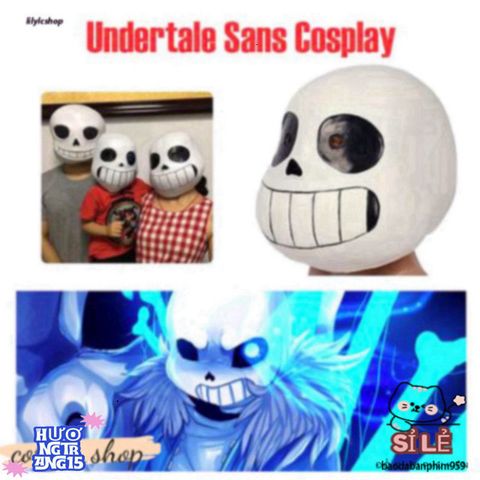 Mặt Nạ Mắt Xanh Undertale Sans - Phụ Kiện Hóa Trang Độc Đáo Cho Game Thủ, Thể Hiện Phong Cách Hacker Ngầu Mỗi Dịp Halloween