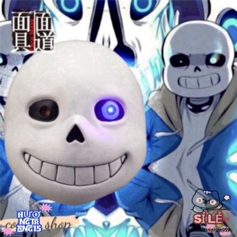 Mặt Nạ Mắt Xanh Undertale Sans - Phụ Kiện Hóa Trang Độc Đáo Cho Game Thủ, Thể Hiện Phong Cách Hacker Ngầu Mỗi Dịp Halloween