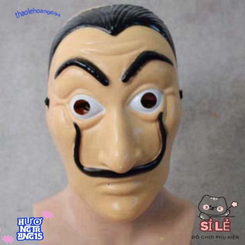 Mặt Nạ Hóa Trang Salvador Dali - La Casa De Papel Độc Đáo Cho Halloween & Lễ Hội, Phụ Kiện Thời Trang Ấn Tượng