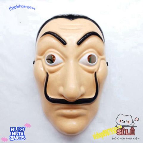 Mặt Nạ Hóa Trang Salvador Dali - La Casa De Papel Độc Đáo Cho Halloween & Lễ Hội, Phụ Kiện Thời Trang Ấn Tượng