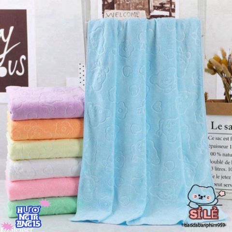 Khăn Thấm Hút Đa Năng Nhật Bản 35x75cm - Siêu Êm Ái, An Toàn Cho Làn Da, Chất Liệu Polyester Cao Cấp, Thư Giãn Hoàn Hảo