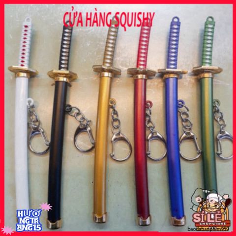 Móc Khóa Kiếm Katana Zoro One Piece 16cm - Phụ Kiện Thời Trang Sang Trọng Cho Người Sưu Tầm Anime Nhật Bản