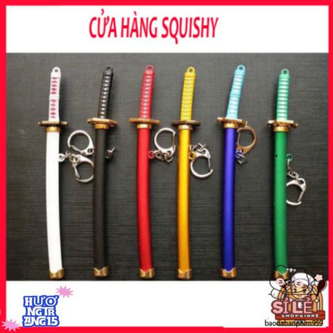 Móc Khóa Kiếm Katana Zoro One Piece 16cm - Phụ Kiện Thời Trang Sang Trọng Cho Người Sưu Tầm Anime Nhật Bản