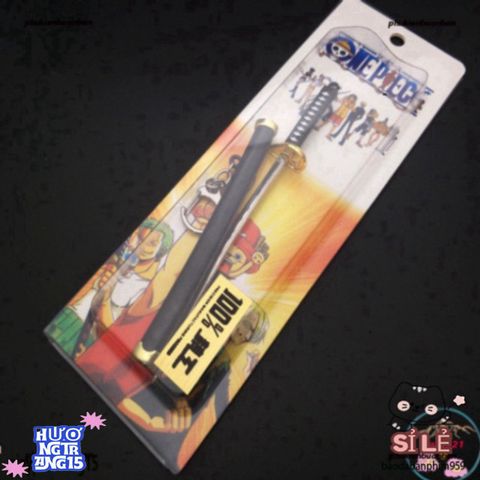 Móc Khóa Kiếm Katana Zoro Law One Piece Kim Loại Không Gỉ - Phụ Kiện Thời Trang Anime Độc Đáo Dài 16cm