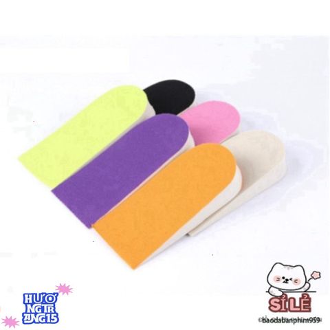 Bộ Lót Đế Giày Tăng Chiều Cao Nam Nữ US01 - Tăng Chiều Cao 2-2.5cm, Nhiều Màu Sắc, Thoải Mái, Cho Giày Thể Thao và Công Sở