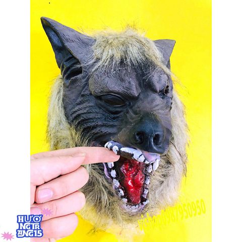 Mặt Nạ Chó Sói Lông Thực Tế - Phụ Kiện Thời Trang Cosplay Đẹp Từng Chi Tiết, Hàng Loại 1 Chính Hãng