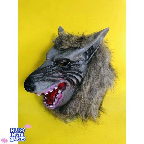 Mặt Nạ Chó Sói Lông Thực Tế - Phụ Kiện Thời Trang Cosplay Đẹp Từng Chi Tiết, Hàng Loại 1 Chính Hãng