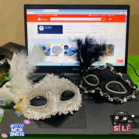 Mặt Nạ Dạ Hội Nửa Mặt Sang Trọng - Phong Cách Quý Tộc Độc Đáo Cho Halloween & Tiệc Tối, Phụ Kiện Thời Trang Ấn Tượng