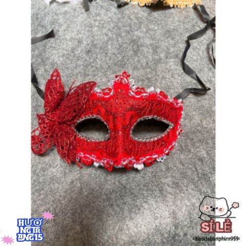 Mặt Nạ Hóa Trang Nửa Mặt Sang Trọng - Phụ Kiện Quý Tộc Cho Tiệc Halloween, Sự Kiện Đặc Biệt, Lễ Hội Nghệ Thuật