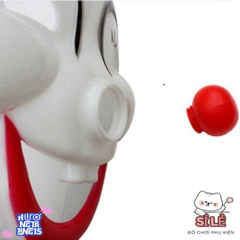 Mặt nạ Halloween hề PVC ZHAOCAIMAO - Phụ kiện cosplay độc đáo cho bữa tiệc hóa trang thú vị, kích thước 21x16cm