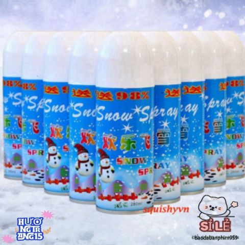 Bình Xịt Tuyết Nghệ Thuật - Tạo Hình Tuyết Trắng An Toàn Cho Chơi Ngoài Trời - Quà Tặng Ý Nghĩa Trong Dịp Đặc Biệt