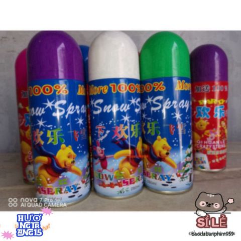 Bình Xịt Tuyết Nghệ Thuật - Tạo Hình Tuyết Trắng An Toàn Cho Chơi Ngoài Trời - Quà Tặng Ý Nghĩa Trong Dịp Đặc Biệt