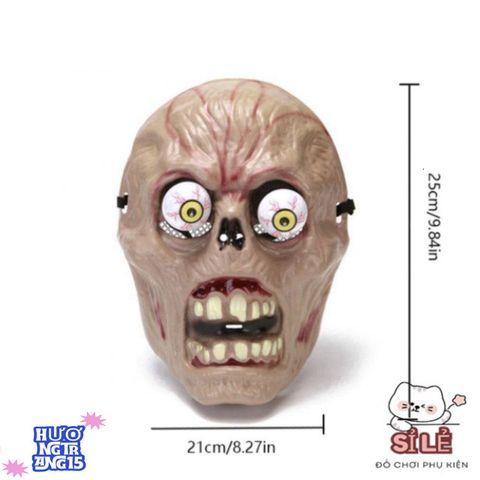 Mặt Nạ Halloween Đầu Lâu 3D - Hóa Trang Chú Hề Joker Đáng Sợ, Trang Trí Cosplay Độc Đáo Cho Tiệc Hóa Trang