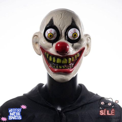 Mặt Nạ Halloween Đầu Lâu 3D - Hóa Trang Chú Hề Joker Đáng Sợ, Trang Trí Cosplay Độc Đáo Cho Tiệc Hóa Trang