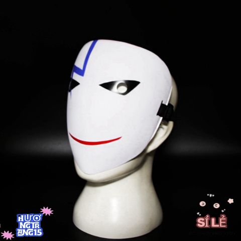 Mặt Nạ Halloween PVC Ma Quái - Thiết Kế Chữ V Ngụy Trang, Phụ Kiện Dự Tiệc Hóa Trang Độc Đáo Cho Nữ