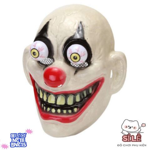 Mặt Nạ Halloween Đầu Lâu 3D - Hóa Trang Chú Hề Joker Đáng Sợ, Trang Trí Cosplay Độc Đáo Cho Tiệc Hóa Trang