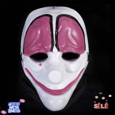 Mặt Nạ Chú Hề Payday - Hóa Trang Halloween Độc Đáo, Phỏng Theo Bộ Phim Vụ Cướp Huyền Thoại - Thích Hợp Cho Tiệc Tùng và Sự Kiện