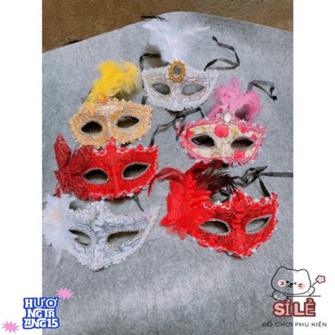 Mặt Nạ Hóa Trang Nửa Mặt Quý Tộc - Phụ Kiện Sang Trọng Cho Tiệc Tùng, Lễ Hội, Hóa Trang Độc Đáo, Thời Trang Nghệ Thuật