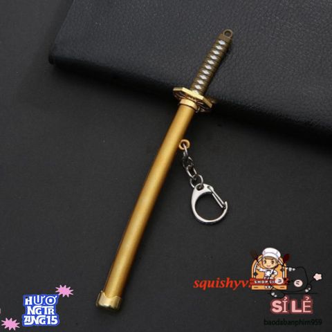 Móc Khóa Mini Samurai One Piece - Phụ Kiện Keychain Anime Chất Liệu Kim Loại Cao Cấp - Quà Tặng Độc Đáo Cho Fan Manga