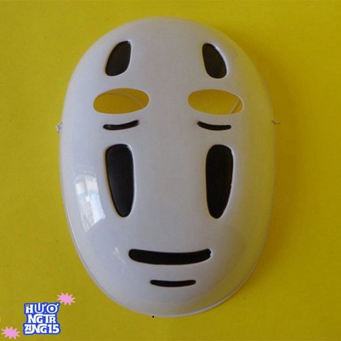 Mặt Nạ Hóa Trang Vô Diện Bí Ẩn - Phụ Kiện Cosplay Đen Tím Cho Anime, Manga, Và Game Fans