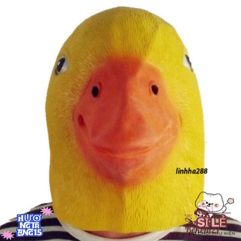 Mặt Nạ Hóa Trang Con Vịt Donald Duck - Cao Su Tự Nhiên Độc Đáo Cho Halloween và Tiệc Hóa Trang Thú Vị