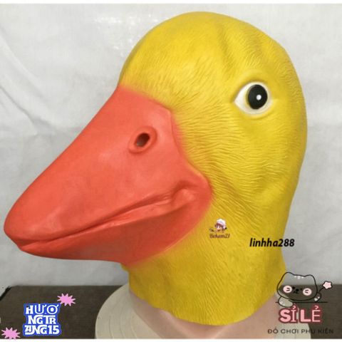 Mặt Nạ Hóa Trang Con Vịt Donald Duck - Cao Su Tự Nhiên Độc Đáo Cho Halloween và Tiệc Hóa Trang Thú Vị