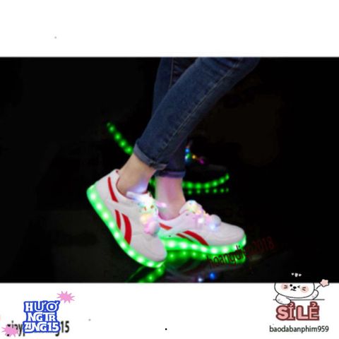Giày Thể Thao LED Phát Sáng Đa Màu - 8 Chế Độ Ánh Sáng Cho Nam Nữ, Phù Hợp Tiệc Tùng và Thời Trang Thường Ngày