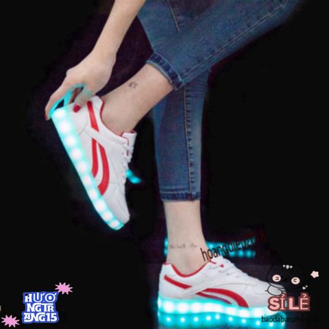 Giày Thể Thao LED Phát Sáng Đa Màu - 8 Chế Độ Ánh Sáng Cho Nam Nữ, Phù Hợp Tiệc Tùng và Thời Trang Thường Ngày
