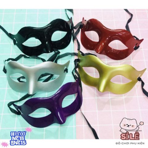 Mặt Nạ Hóa Trang Nam Đen-Trắng-Đỏ-Vàng Sang Trọng, Che Mắt Chất Lượng - Phụ Kiện Dự Tiệc Độc Đáo Cho Mọi Dịp