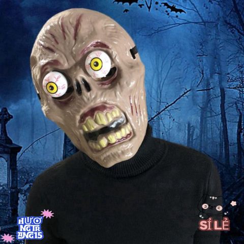 Mặt Nạ Halloween Hề Đầu Lâu 3D - Phụ Kiện Cosplay Độc Đáo Cho Bữa Tiệc Hóa Trang - Sáng Tạo & Kinh Dị!