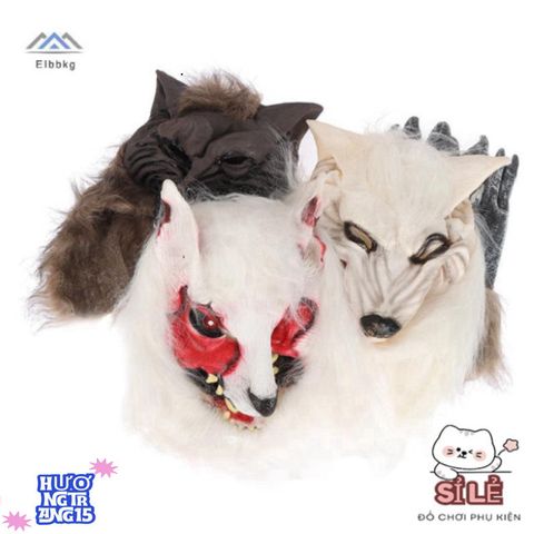 Mặt Nạ Sói Halloween và Găng Tay Cosplay Kinh Dị - Phụ Kiện Tiệc Hóa Trang Độc Đáo cho Lễ Hội