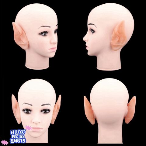Bộ tai yêu tinh 4 bên - Phụ kiện hóa trang cho cosplay, Halloween, và bữa tiệc - Thiết kế thời trang nổi bật