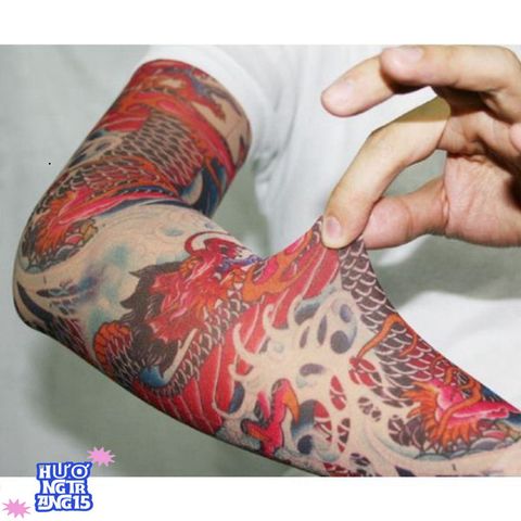 Găng Tay Chống Nắng Hình Xăm Tattoo Cá Tính - Phụ Kiện Thể Thao Du Lịch Cho Nam Nữ - Bán Sỉ Giá Tốt Nhất
