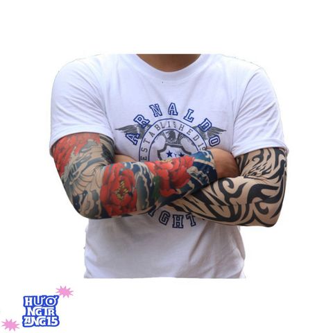 Găng Tay Chống Nắng Hình Xăm Tattoo Cá Tính - Phụ Kiện Thể Thao Du Lịch Cho Nam Nữ - Bán Sỉ Giá Tốt Nhất