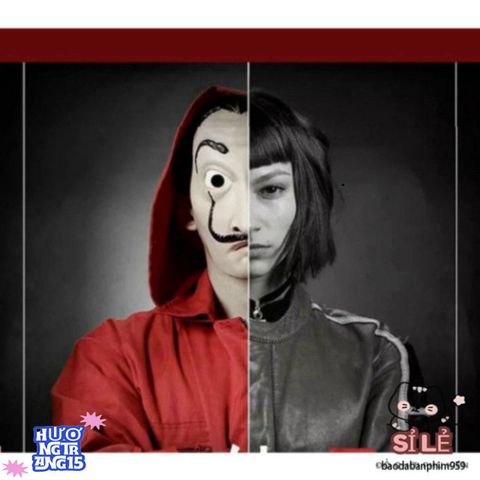 Mặt Nạ Hóa Trang Queen Salvador Dali - Phụ Kiện Money Heist Độc Đáo Cho Tiệc Halloween và Lễ Hội