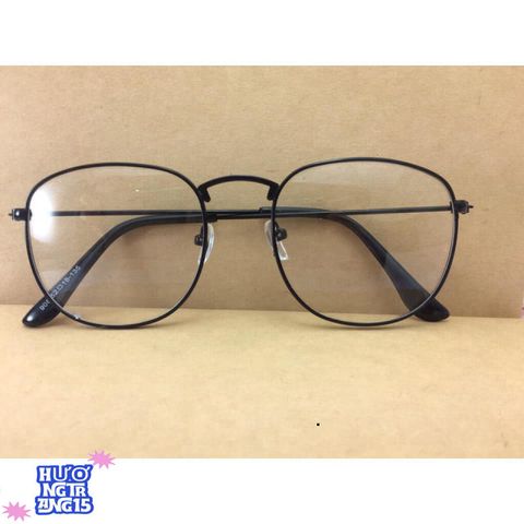 Kính Mắt Tròn Gọng Sắt Nobita 0 Độ - Chất Liệu Bền Bỉ, 4 Màu Trẻ Trung Đen Vàng Trắng Vàng Mắt, Phong Cách Thời Trang Hàn Quốc
