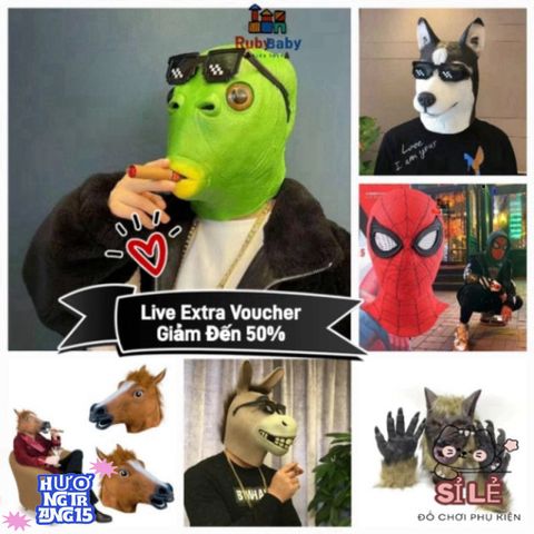 Mặt Nạ Halloween Hình Ngựa Cosplay - Phụ Kiện Thú Vị Cho Trẻ Em - Đồ Chơi Lễ Hội Độc Đáo, Sáng Tạo